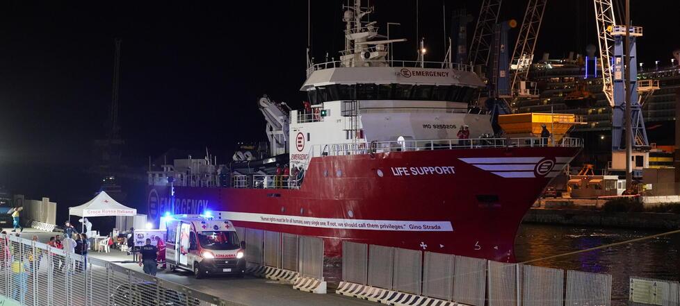 Livorno, con Emergency sulla nave Life Support: «Ecco come salviamo i profughi»<br>
