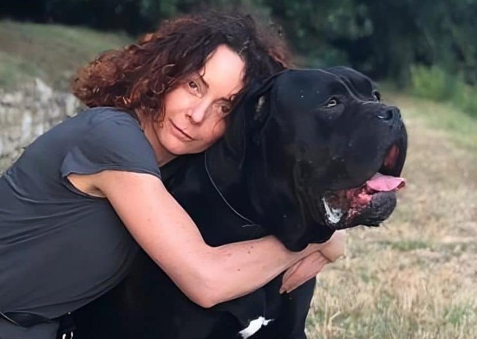 La dottoressa con il suo amato cane