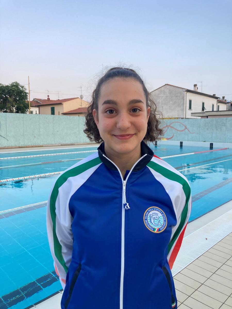 
	Giulia Mencarelli, atleta tesserata Notapinna Prato

