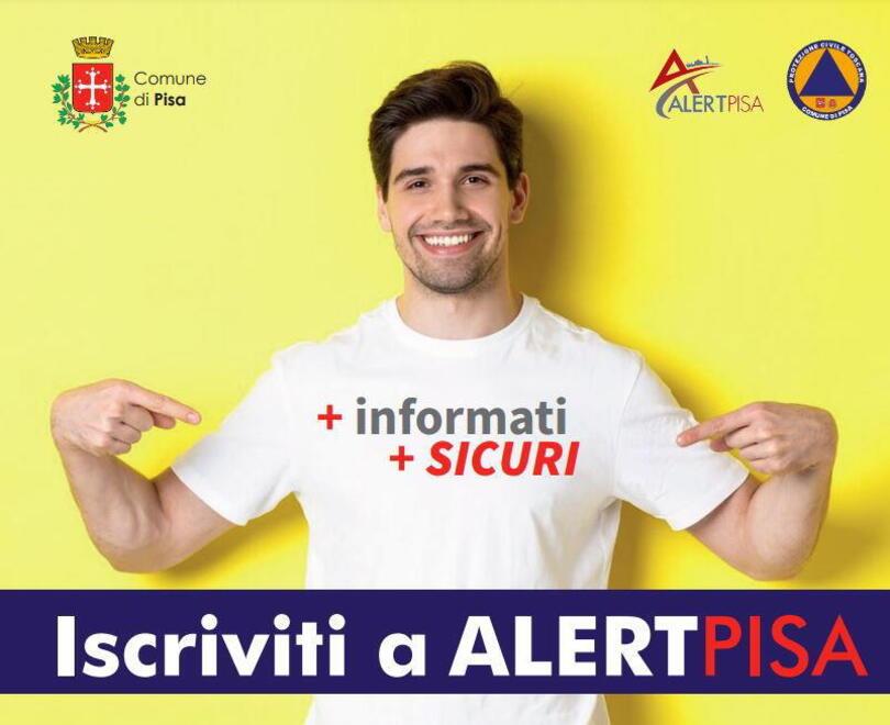 “AlertPisa”, le iscrizioni sono arrivate a quota 5.800