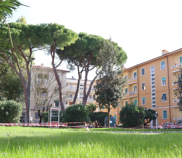 Una parte della grande area di Porta a Lucca compresa tra via Rindi e via Piave dove sono previsti gli interventi del Pinqua, comprese le aree esterne
