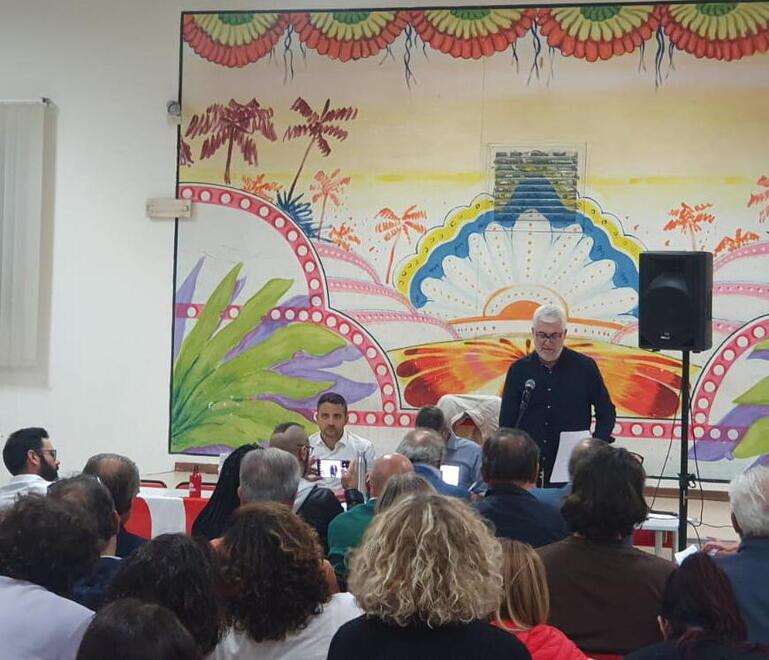 L’intervento di Alessio Torrigiani durante l’assemblea provinciale