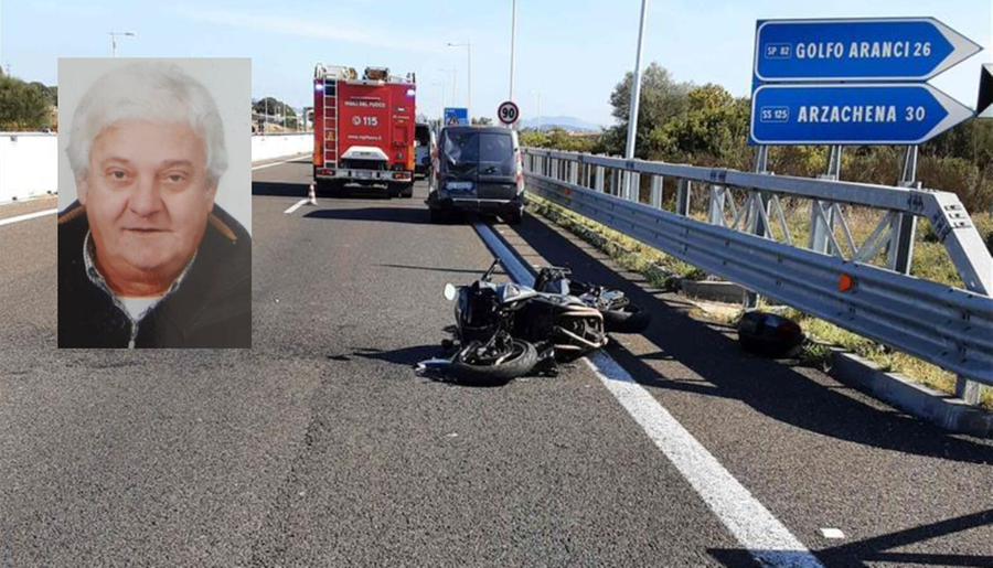 Giuseppe Scampuddu è morto in ospedale, l’ex carabiniere era caduto in moto sulla Sassari-Olbia
