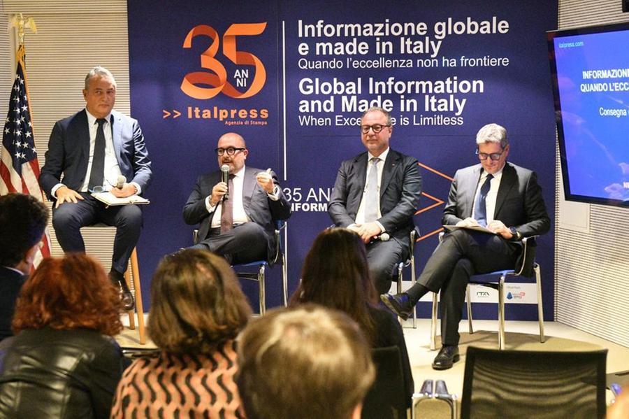
	Un momento del talk promosso da Italpress a New York

