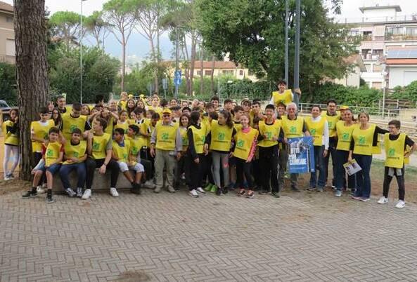 Quarrata, gli studenti raccolgono rifiuti sul Fermulla