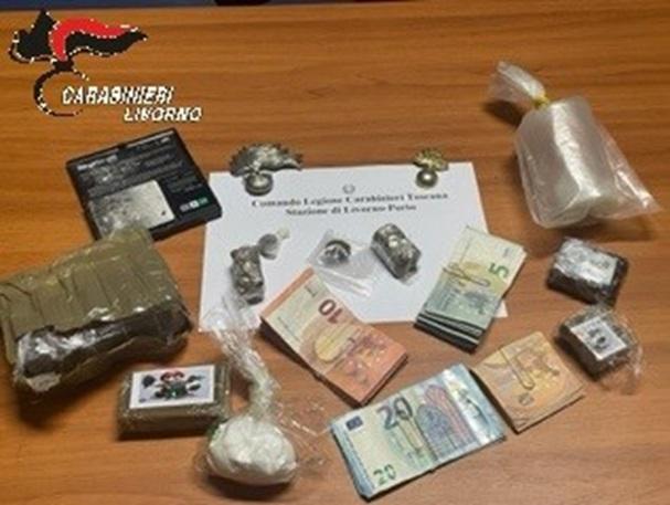 Livorno, trovati con la cocaina in casa: arrestati due ventenni
