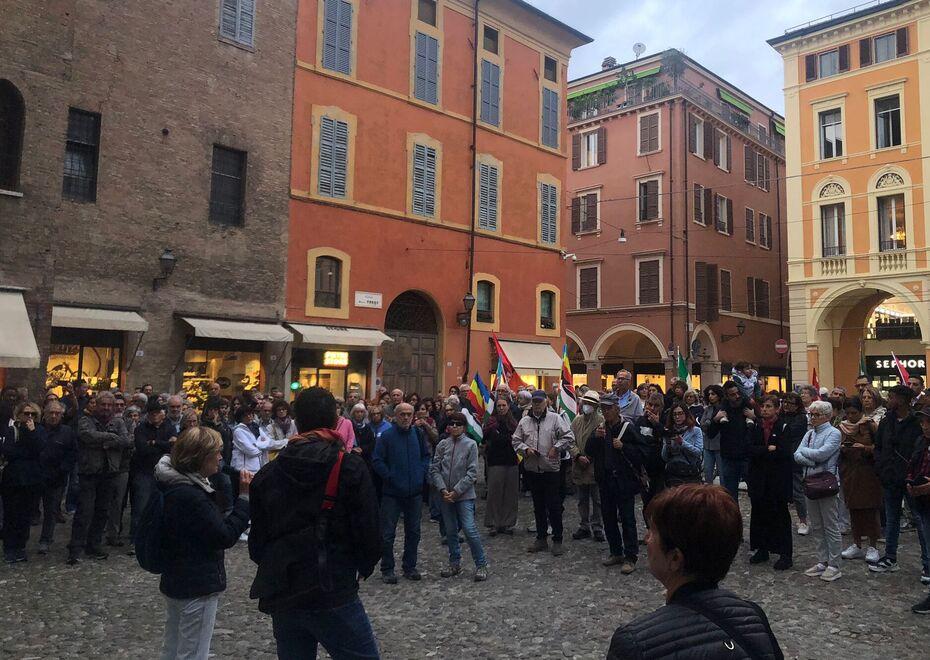 Modena  dice “no” alla guerra «Pace tra Israele e Palestina»