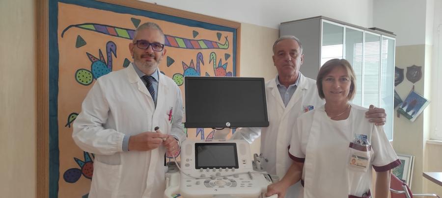 Livorno, donata alla Pediatria una sonda cardiologica
