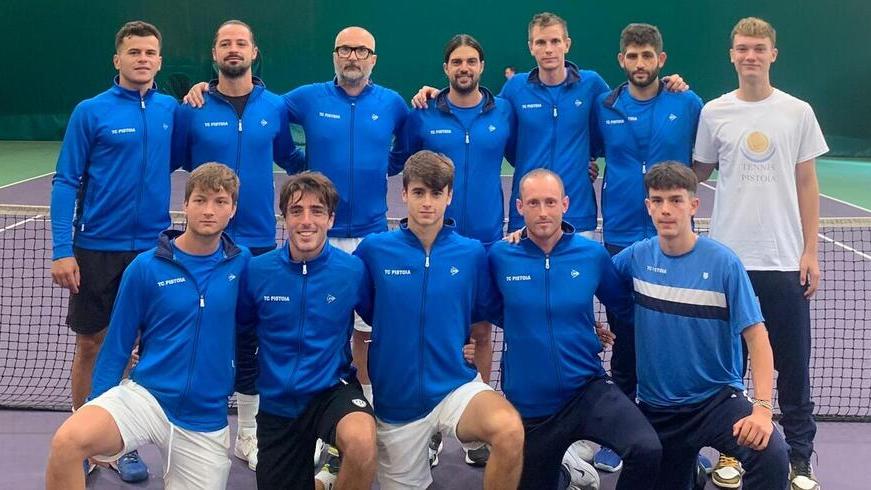 La squadra di serie A del Tennis Club Pistoia