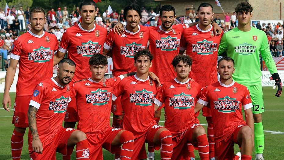 L’undici sceso in campo domenica contro il FolGav (foto Giancarlo Grassi)