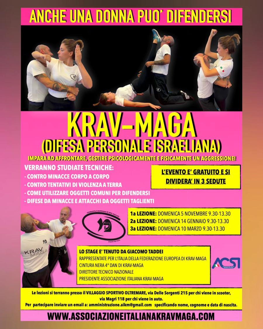 “Anche una donna può difendersi”, a Livorno arrivano le lezioni gratuite di Krav Maga