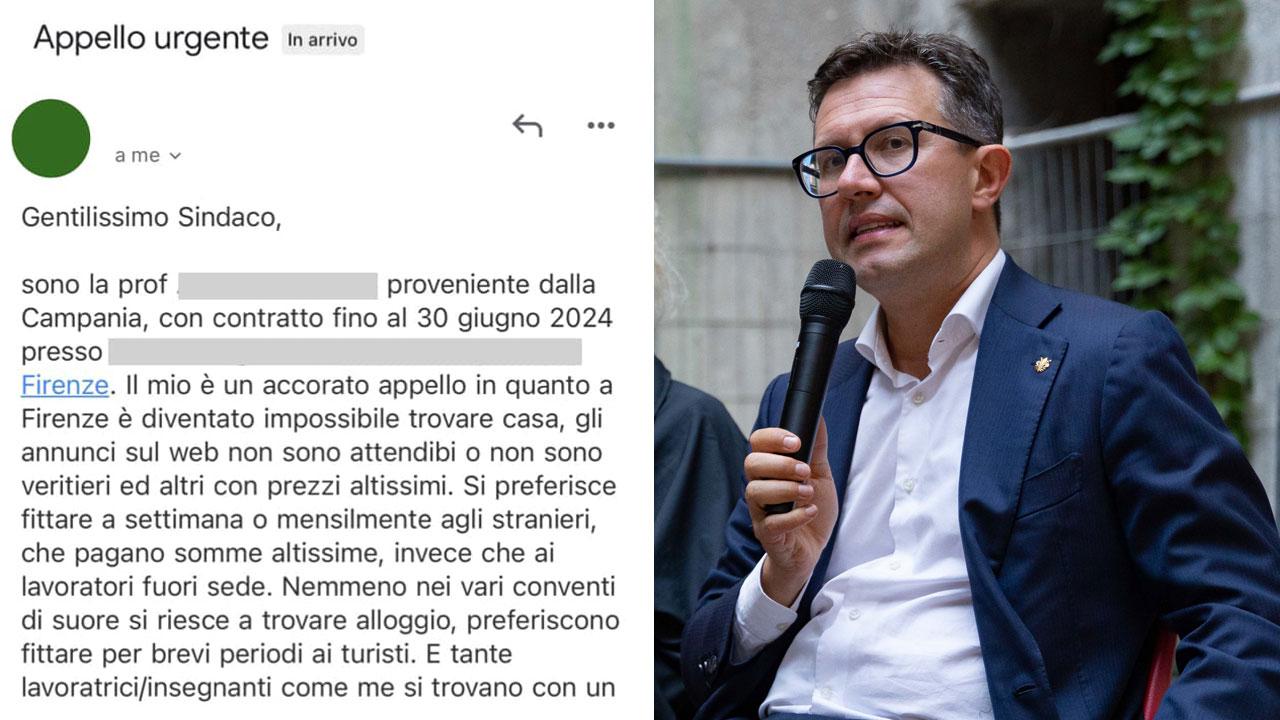 La mail inviata al sindaco e Nardella