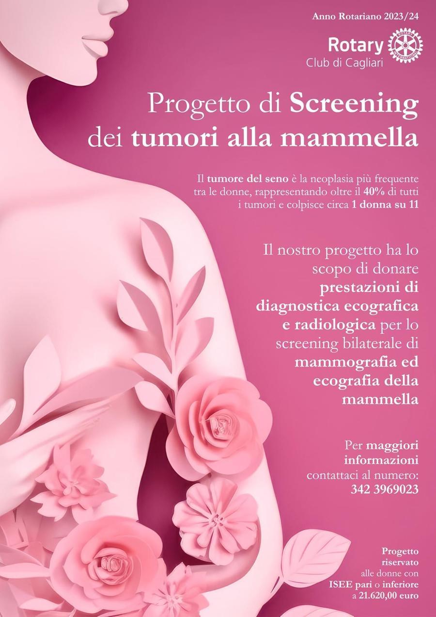 Tumore al seno, campagna del Rotary Club Cagliari per la prevenzione e la diagnosi precoce