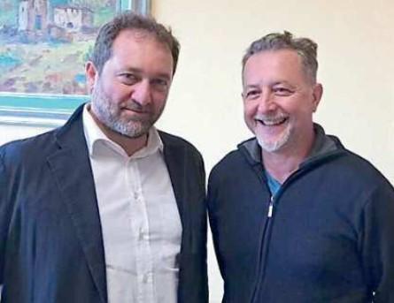 
	Il direttore Antonio Sconosciuto e il presidente Giancarlo Casotti

