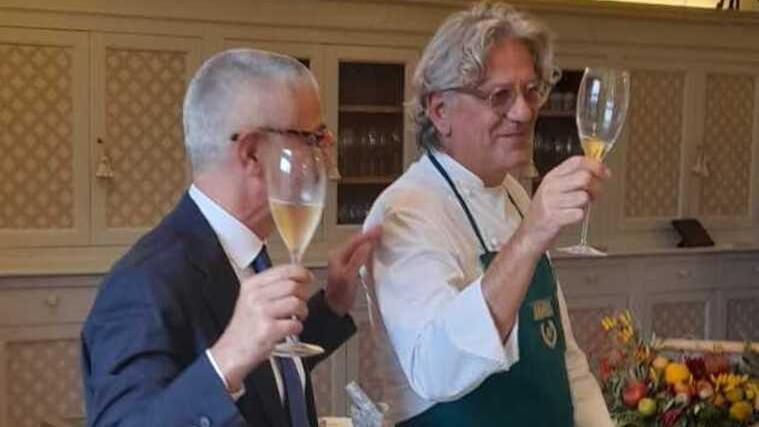 Lo chef Giorgio Locatelli è brand ambassador del marchio Filippo Berio