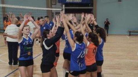 Le ragazze della Pantera durante una partita di campionato