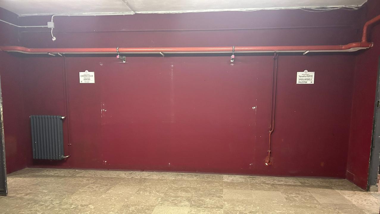 Livorno, tolta dall’androne dello stadio Picchi la gigantografia della Curva Nord<br>
