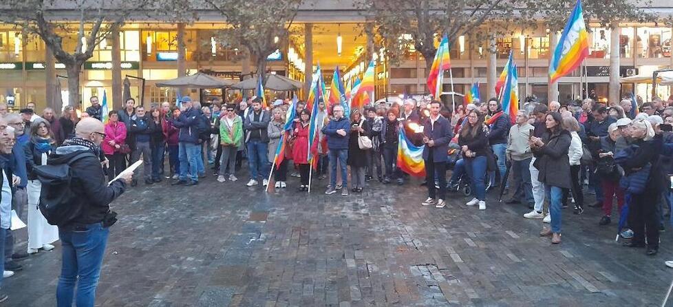 Conflitto israelo-palestinese: in cinquecento in piazza per la pace a Reggio Emilia