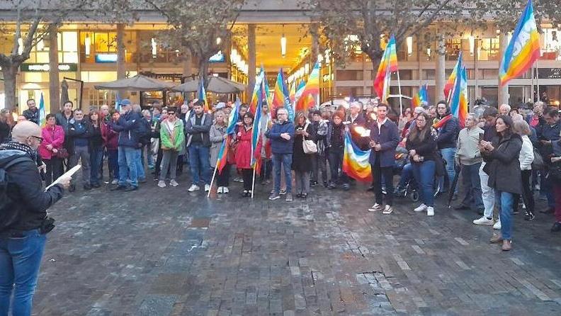 Conflitto israelo-palestinese: in cinquecento in piazza per la pace a Reggio Emilia
