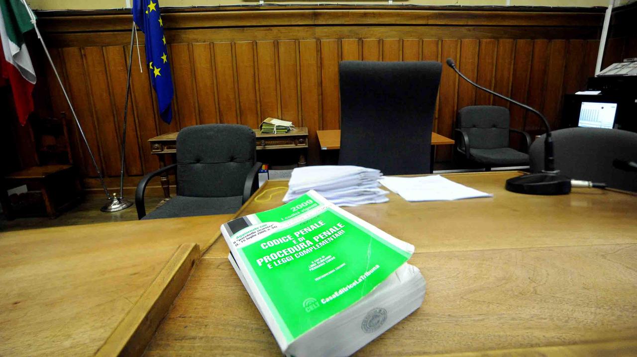 Aula di tribunale (foto d'archivio)
