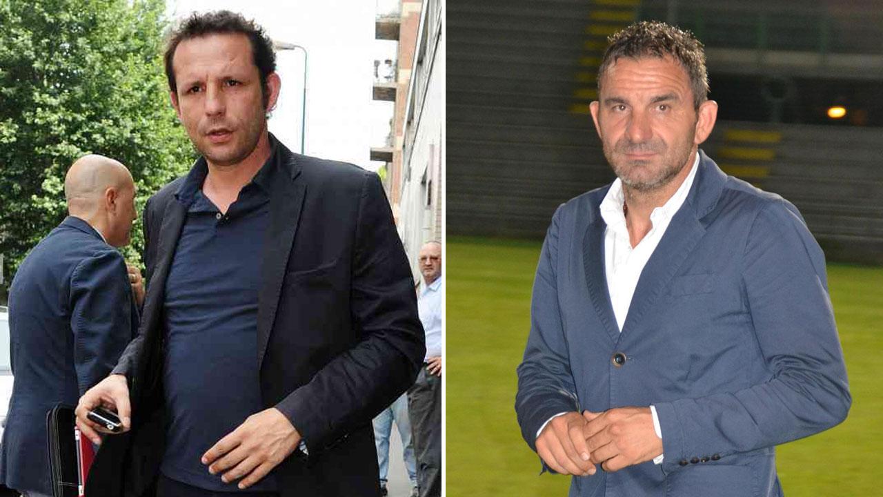 A sinistra Daniele Delli Carri ds Pescara e a destra Bruno Russo responsabile del vivaio rossonero