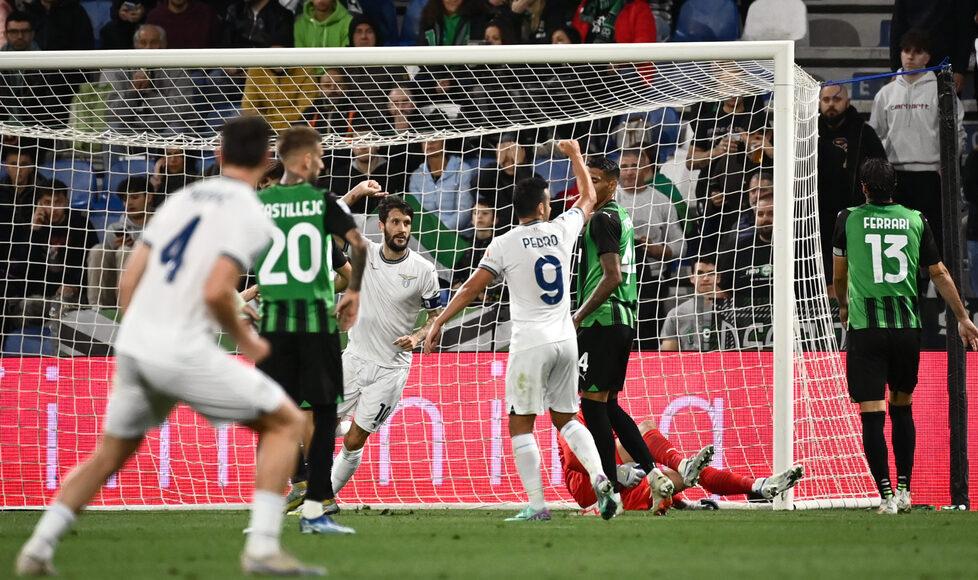 Il Sassuolo non c’è: per la Lazio tutto troppo facile<br>
