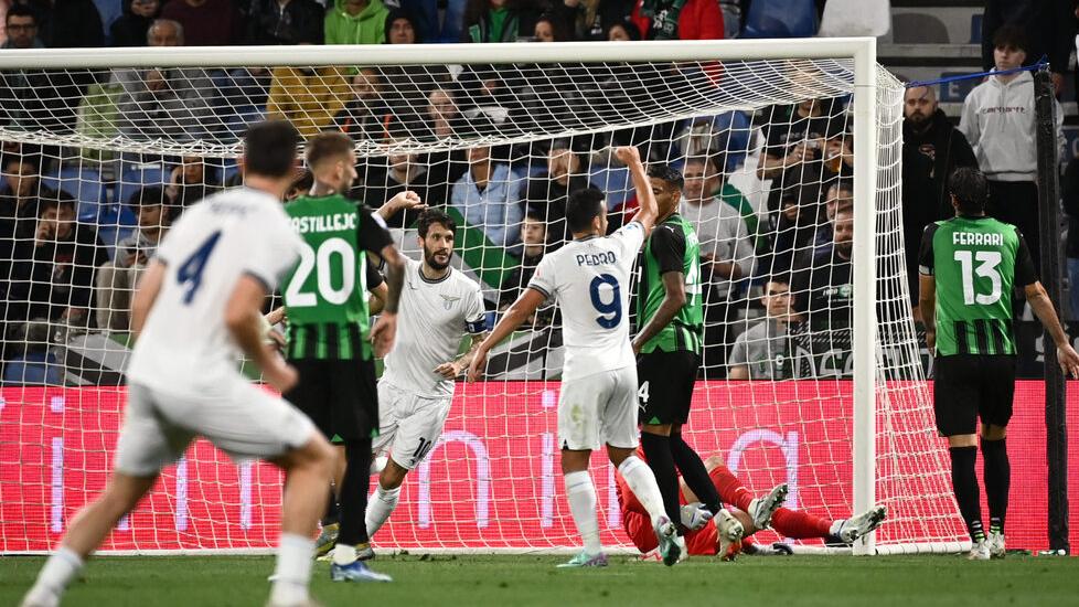 Il Sassuolo non c’è: per la Lazio tutto troppo facile<br>