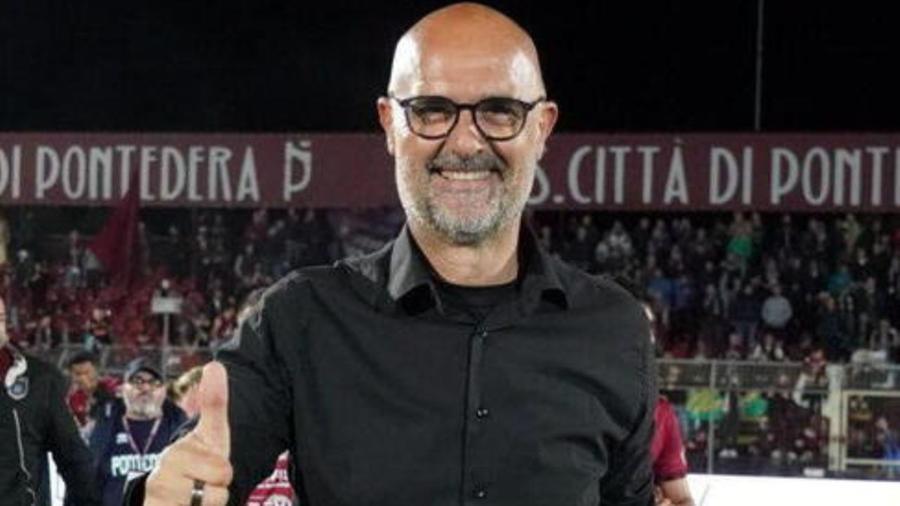 
	Il tecnico del Pontedera Massimiliano Canzi&nbsp;


