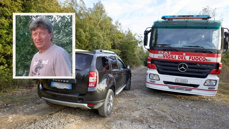 Il luogo della tragedia e nel riquadro la vittima