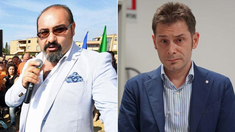 A sinistra il preside dell’istituto superiore Fermi, Luigi Vittipaldi, a destra l’assessore all’istruzione del Comune di Pontedera, Francesco Mori