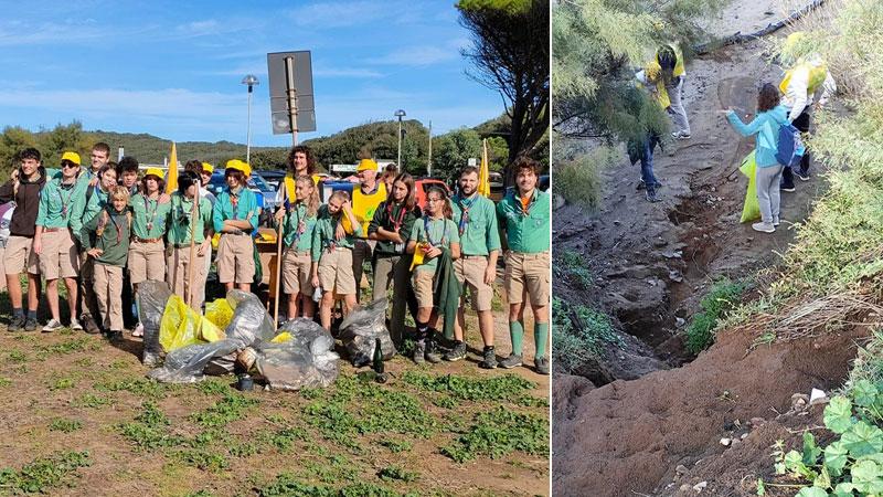 A Baratti l’erosione sta avanzando  si allargano i canaloni sulle dune