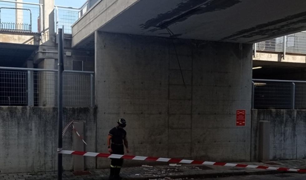 Modena, cede il pedonale dell'ospedale<br>
