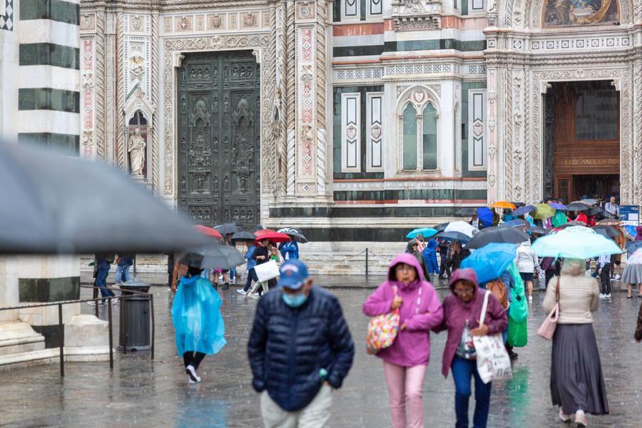 Maltempo, allerta arancione a Firenze per rischio temporali forti