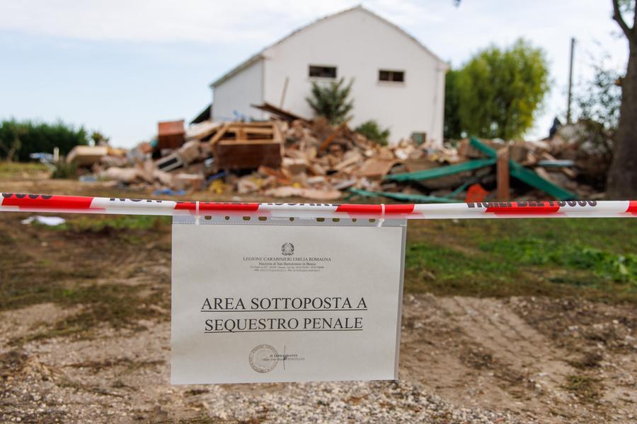 Villetta esplosa, tutto sequestrato e macerie rimosse