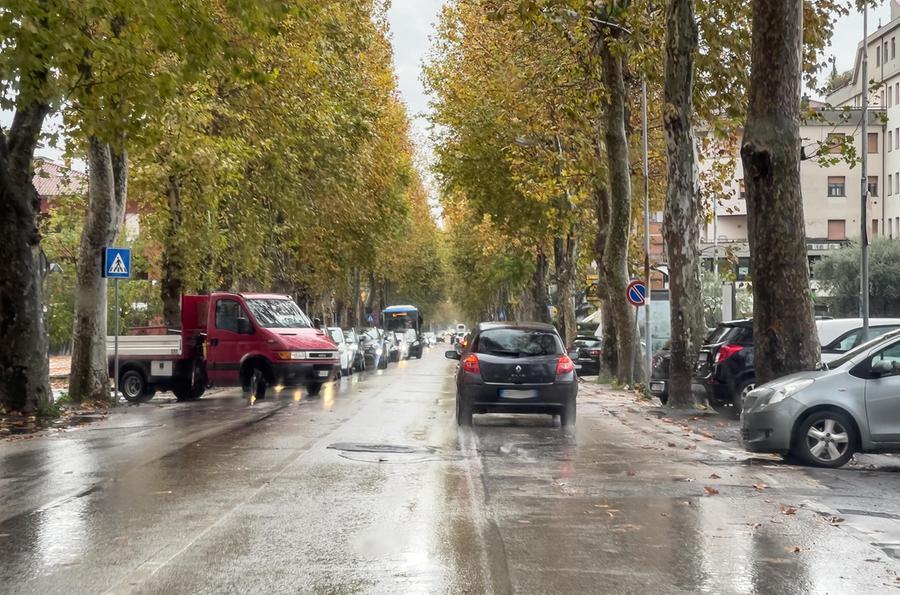 Incidenti a Pistoia, è record in viale Adua davanti a via Toscana e Fiorentina