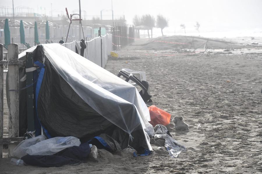 
	Il punto della tragedia (foto Claudio Cuffaro)

