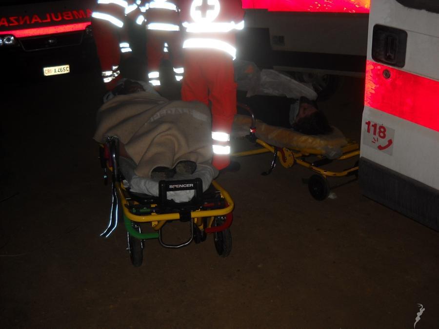 Incidente nei pressi di Siliqua: motociclista rianimato in strada e trasportato in ospedale