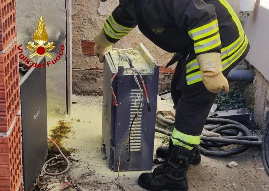 
	Il sistema andato a fuoco

