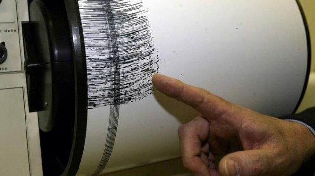 lucca - La scossa registrata dal sismografo