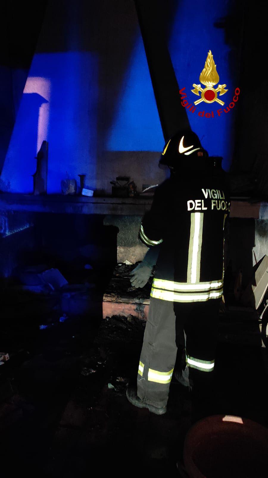 
	L'intervento dei Vigili del fuoco

