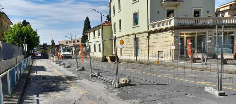 Montecatini, slitta la fine del cantiere per i lavori in via Tripoli