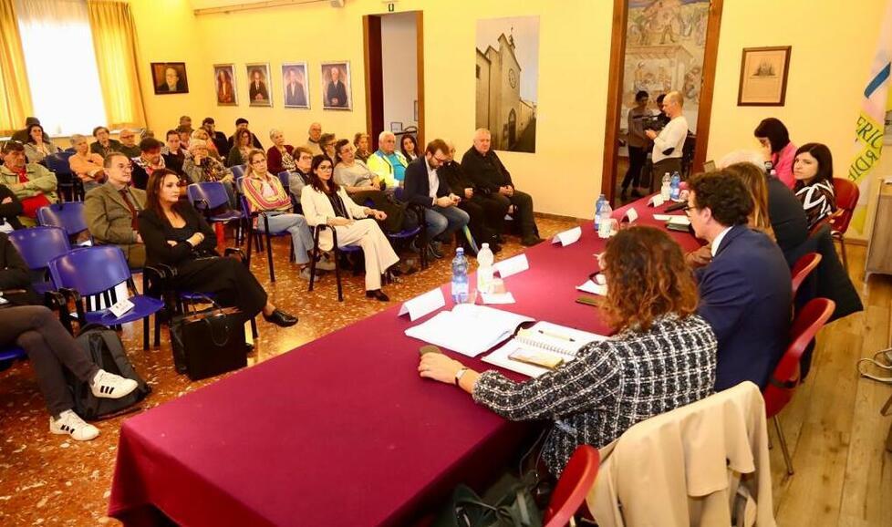 Nella foto un momento del convegno organizzato negli spazi della Misericordia