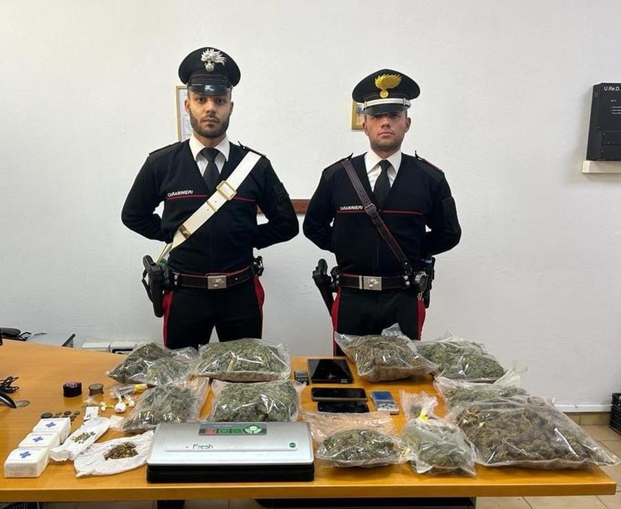 Cocaina, marijuana e rifiuti illegali: un arresto
