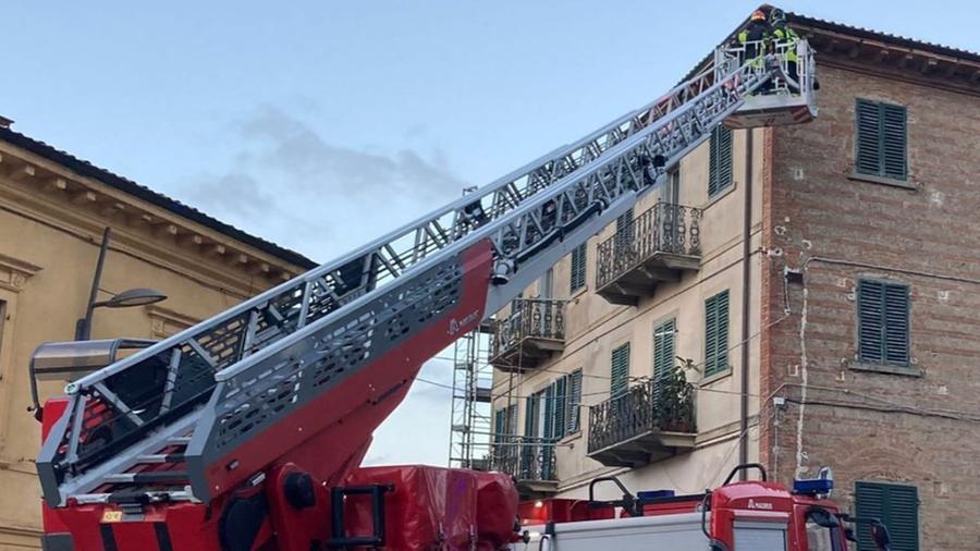 
	L'intervento dei vigili del fuoco a Peccioli (Foto vigili del fuoco)

