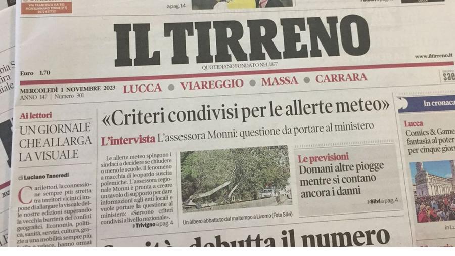 La nuova edizione in edicola mercoledì 1° novembre