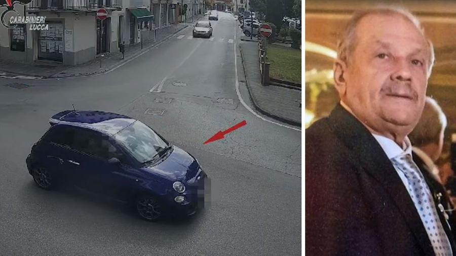
	L'auto del giovane arrestato e la vittima


