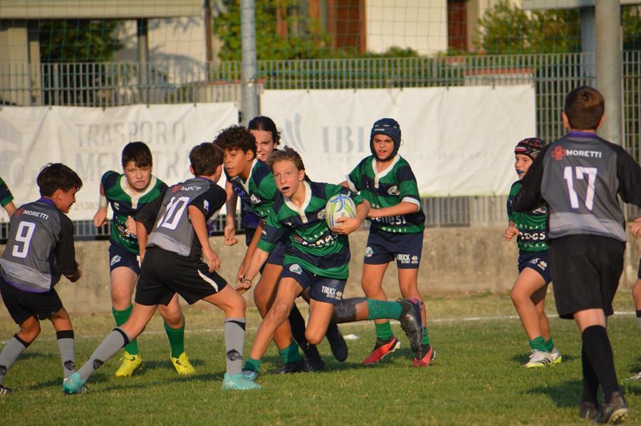 
	Un'azione dell'Under 14 del Gispi Rugby Prato


