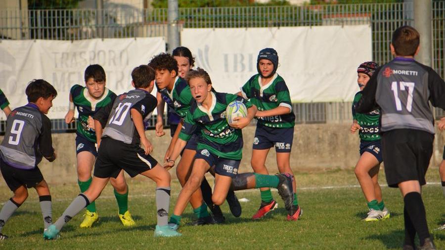 Un'azione dell'Under 14 del Gispi Rugby Prato