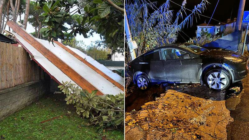 Tromba d’aria a Marina di Massa, venti secondi da film horror – Video
