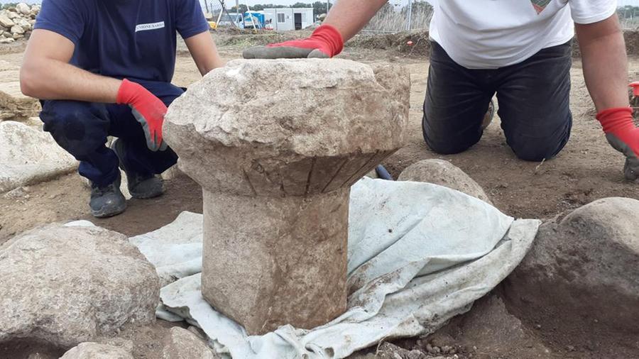 
	Il modellino di nuraghe ritrovato nei giorni scorsi a Mont 'e Prama

